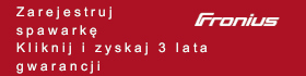 Gwarancja FRONIUS 3 lata